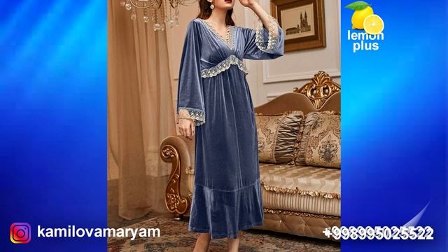 Homilador Ayollar Uchun Vellyurdan Tikilgan Kuz-qish Mavsumi Liboslari Fasonlari