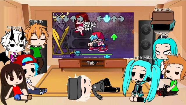 FNF React To Rip And Tear, Stare And Pineappled Songs | GC | Part 9 (ReUpload) смотреть онлайн