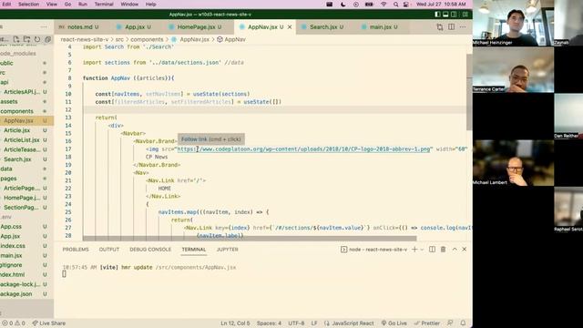 W10D3: React News Site V смотреть онлайн