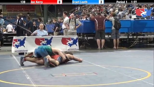 Fargo 2012 138 Round 1: Joe Kerry (Louisiana) vs. Grant Leeth (Missouri) смотреть онлайн