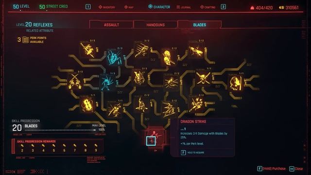 Cyberpunk 2077 - Reflexes - Blades - Dragon Strike is working - just bugged in UI смотреть онлайн