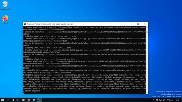 Install Apache superset on Windows 10 смотреть онлайн