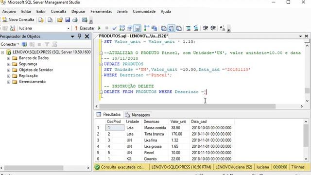 SQL Banco de Dados: Como Usar Instrução DELETE | Curso Online Gratuito - Vaz-e-Zapparolli смотреть онлайн