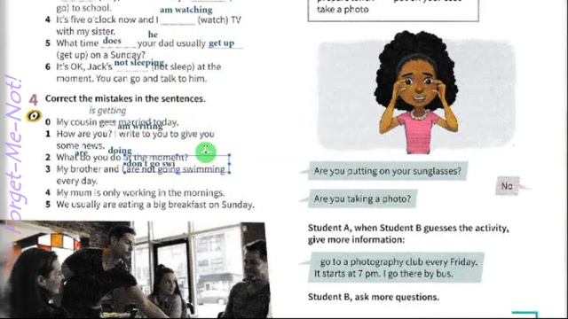 NEW Prepare 6 НУШ Unit 2 This is my day. Grammar. Present Continuous & Simple p. 15 Student's Book смотреть онлайн