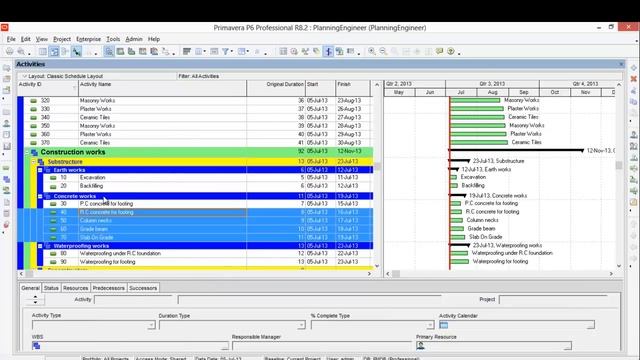 Lesson 6 part 3 Importing the activity list from Excel to Primavera смотреть онлайн