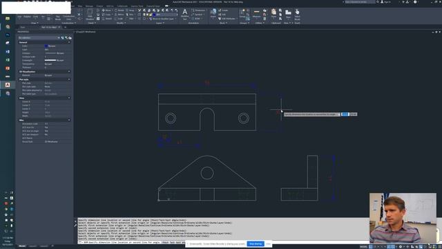 AutoCAD - (Dimensioning for Part 16 - Episode 5) смотреть онлайн