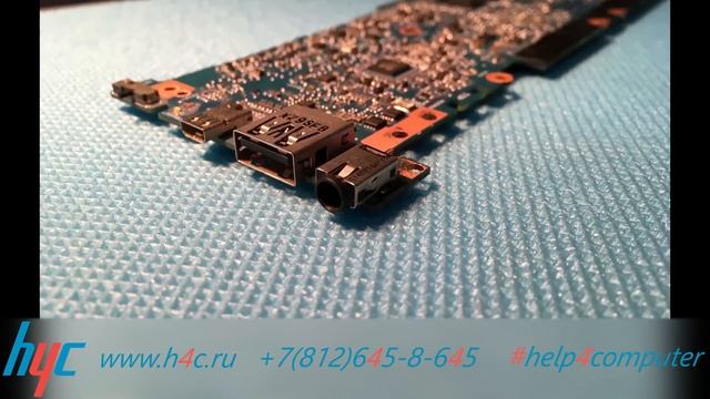 Разборка и замена разъёма питания (зарядки) ноутбука Asus Taichi 21 смотреть онлайн
