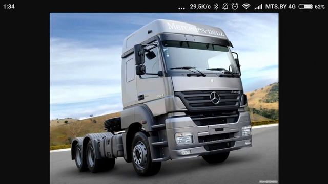 грузовик мерседес [truck Mercedes] photo-collage смотреть онлайн