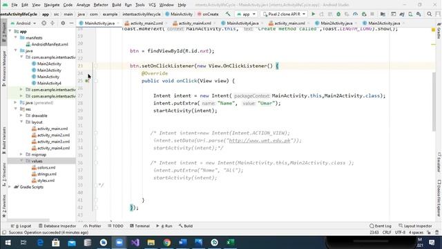 Intents, Checkbox and radio buttons смотреть онлайн