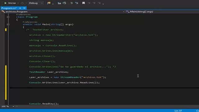 Tutorial 16 de C# - Leer un Archivo смотреть онлайн