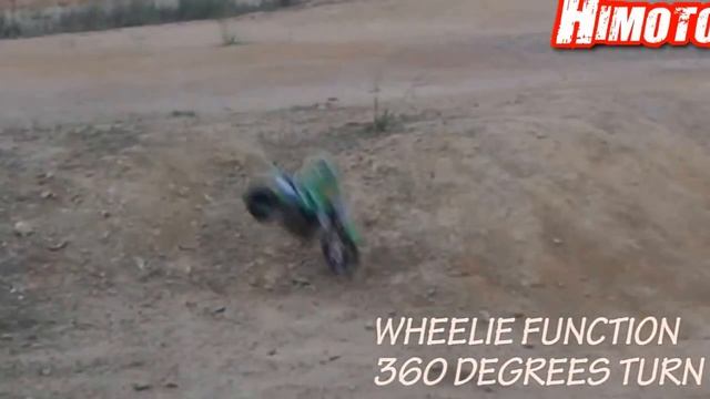 Мотоцикл на радио управлении 1:4 Burstout MX400 Brushed смотреть онлайн