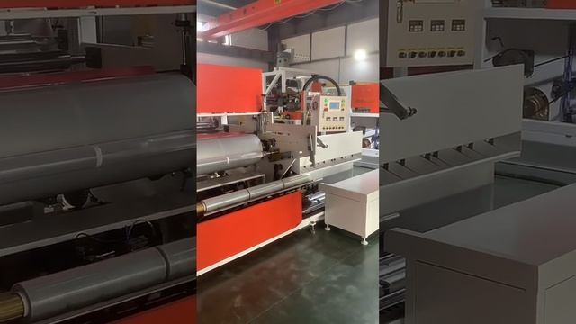 Линия производства стрейч-пленки. Экструдер для стрейч-пленки. Оборудование для бизнеса. #shorts смотреть онлайн
