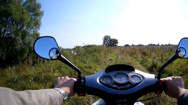 Покатушки на скутере #7 По лугам часть 1 смотреть онлайн