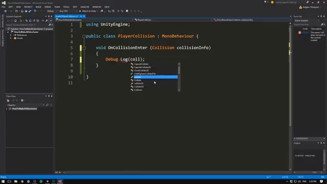 How to make a Video Game in Unity - COLLISION (E05) смотреть онлайн