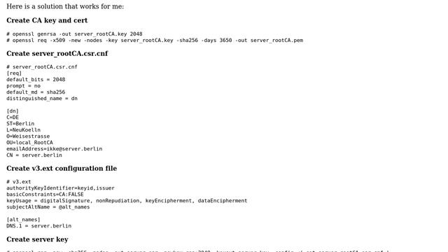 DevOps & SysAdmins: Generating a self-signed cert with openssl that works in Chrome 58 смотреть онлайн