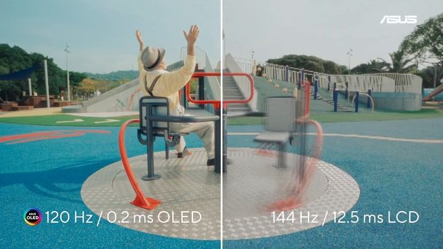 Better motion clarity | ASUS OLED display смотреть онлайн