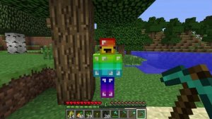 ПОЧЕМУ МОЙ ДОМ СТАЛ РАДУЖНЫМ В МАЙНКРАФТ 100% Троллинг Ловушка Minecraft Радуга Деревня Жителей