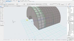[ArchiCAD] Shell + Curtain Wall | Оболочка + Навесная Стена