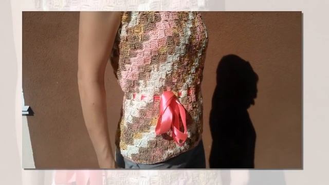 0 Топ Меланж Вязание крючком для начинающих Summer melange top Eazy to crochet смотреть онлайн