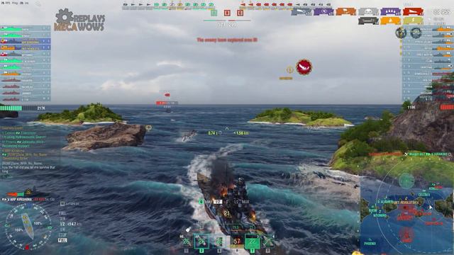 ARP Kirishima 7 Kills & 131k Damage | World of Warships Gameplay 4k смотреть онлайн