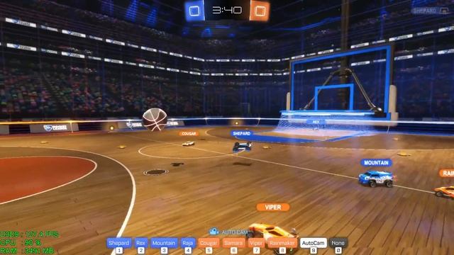 GeForce GTX 1050 ti -- Intel Celeron G3900 -- Rocket League FPS Test смотреть онлайн