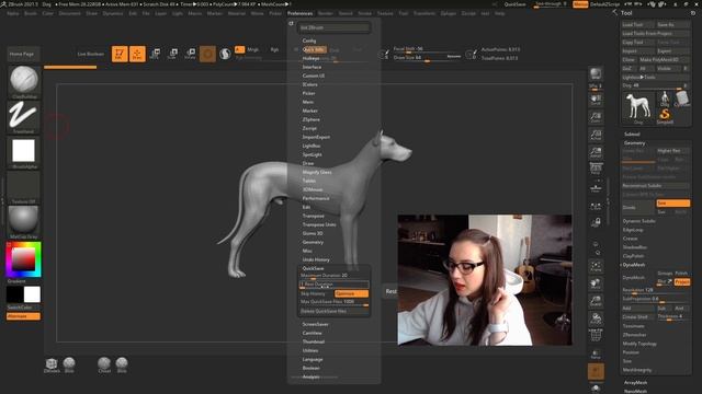GFG урок#13: как настроить интерфейс ZBrush под себя смотреть онлайн
