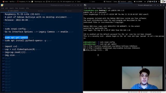 OpenCV installation on Raspberry Pi Bullseye смотреть онлайн