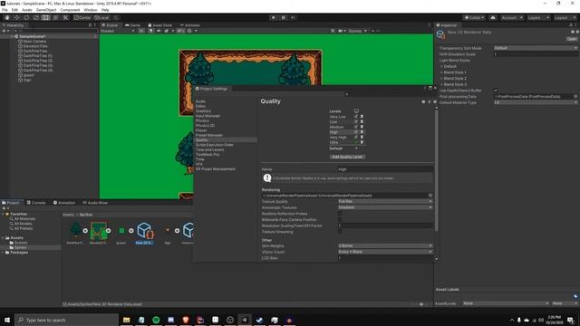Upgrading Unity Project to URP and fixing 2D lights not affecting sprites. смотреть онлайн
