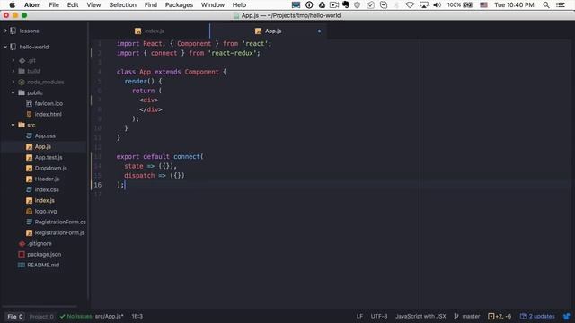 Redux React - #3 - connect в react-redux смотреть онлайн