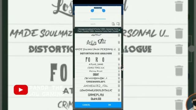 GAMING THUMBNAIL FONTS || 1000+ FONTS || font pack for pixellab mediafire #gw_manish_font #font_pac смотреть онлайн