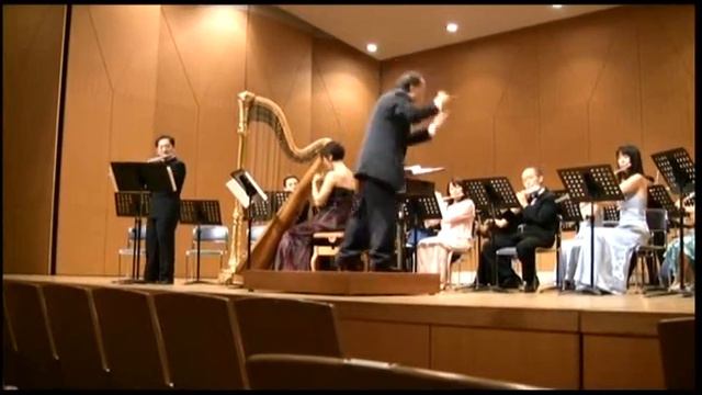 Mozart: Concerto for Flute and Harp 2nd mvmt. смотреть онлайн