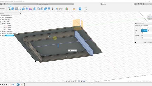 Modeling a Table and Generating PLANS AND A CUTLIST! Autodesk Fusion 360 for Woodworkers 3 смотреть онлайн