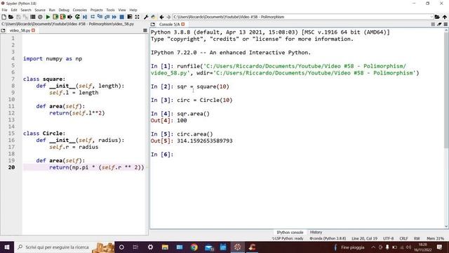 Python Tutorial #58 - Polymorphism смотреть онлайн
