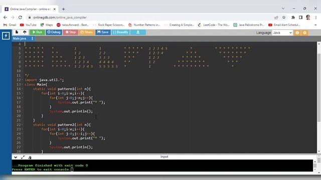 Pattern Problems SET 1 | Core Java | Logic Building смотреть онлайн