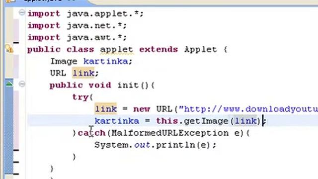 Java Applets Урок 10 - Вмъкване на картинка смотреть онлайн