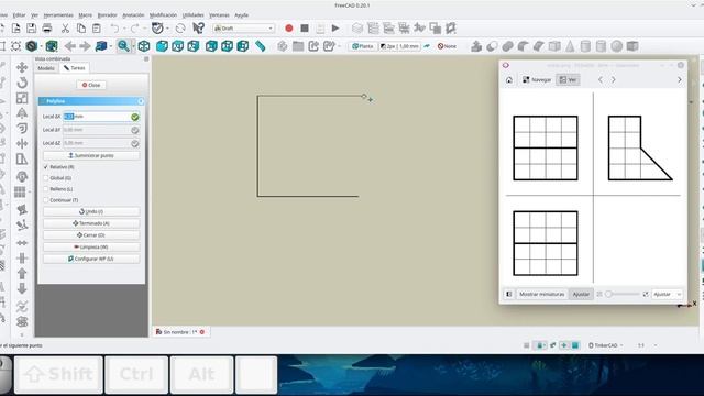 Dibujar 2D en FreeCAD (1ª parte) смотреть онлайн