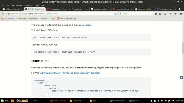 CARA INSTALL ADMINLTE DI YII2 смотреть онлайн