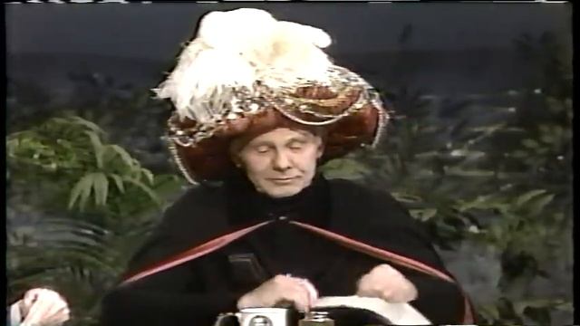 Johnny Carson -- one of the final Carnac segments смотреть онлайн