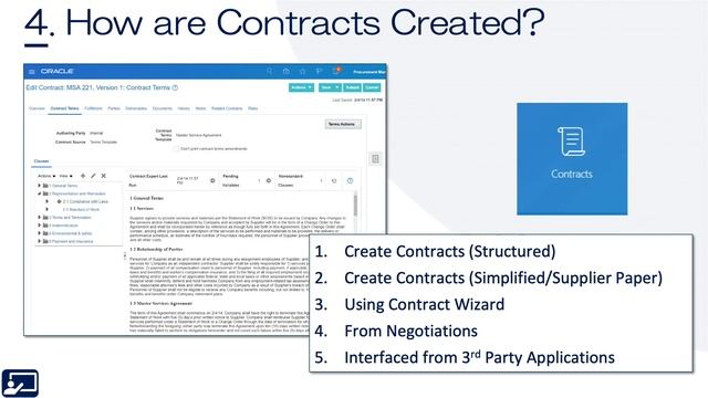 Oracle Cloud Tutorial Ep 0085 | Procurement Cloud | Contracts Application Overview смотреть онлайн