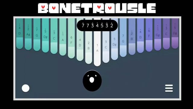 UNDERTALE OST - Bonetrousle | Keylimba Tutorial | With Tabs