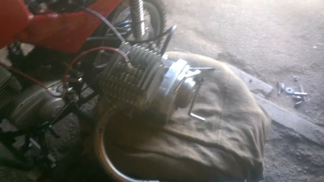 работа  двигателя мотоцикла минск