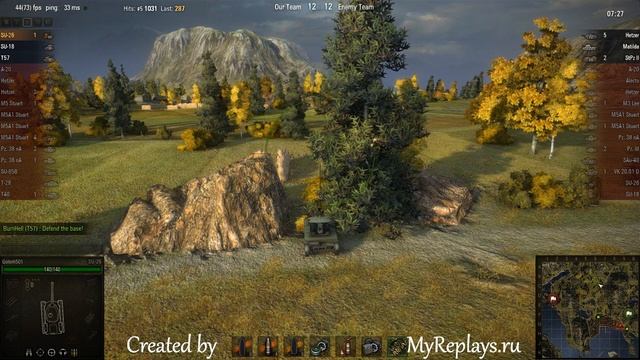 WOT: Fjords - SU-26 - 2 frags смотреть онлайн