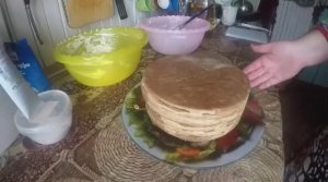 Крем _Нежный_ из вареной сгущенки и сметаны для прослойки..mp4