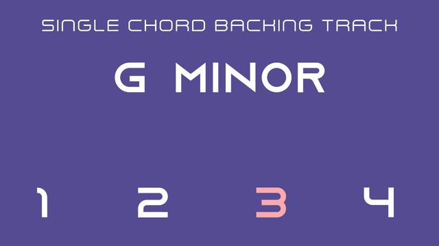 Single Chord Backing Track - G Minor - 120 bpm смотреть онлайн
