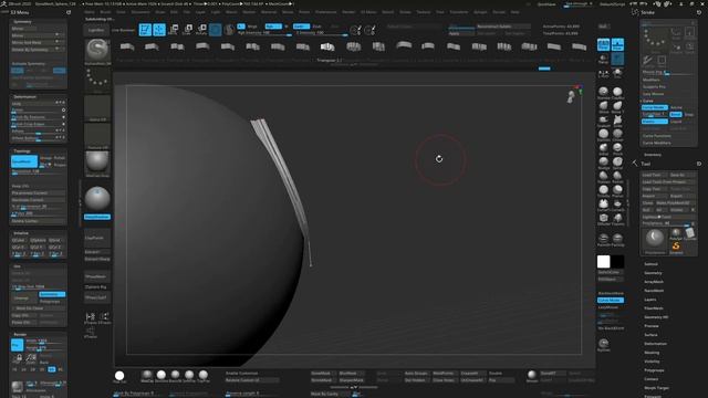 Hair Salon - Stylized Hair Flakes And Braids IMM Brush For ZBrush 2021