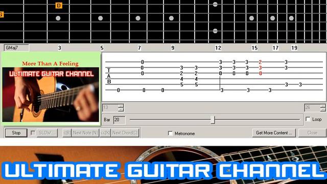 [Guitar Solo Tab] More Than A Feeling (Boston) смотреть онлайн