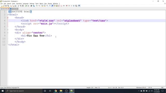 Create A Website Tic Tac Toe game using HTML, CSS, and JavaScript! - Part 2 смотреть онлайн