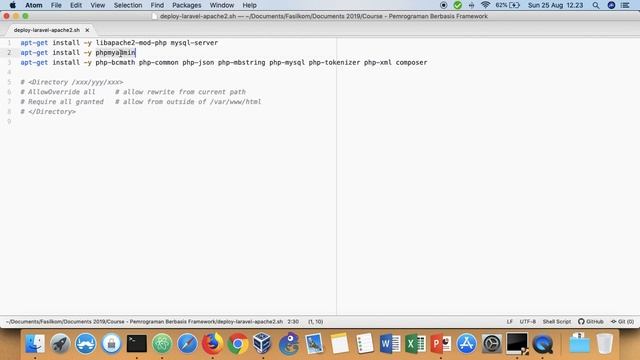 Tutorial Laravel 5.8 - Instalasi & Konfigurasi Part 01 смотреть онлайн