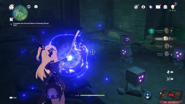 Araumi Cubes Puzzle (underground) Genshin impact смотреть онлайн