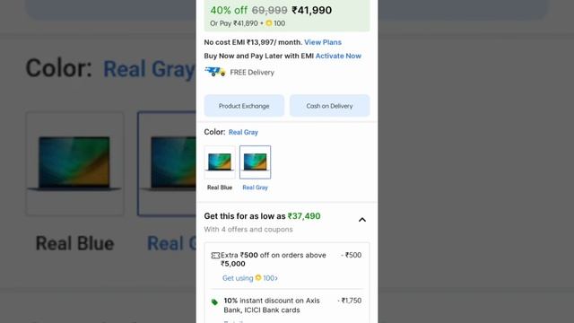 Msi modern14 & Realme slimbook Laptops Under 40000 || Flipkart BBD SALE ? смотреть онлайн
